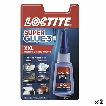 Omedelbar vidhäftning Loctite Super Glue-3 XXL 20 g (12 antal)