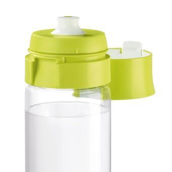 Flaska med Kolfilter Brita Fill&Go Vital 600 ml Grön