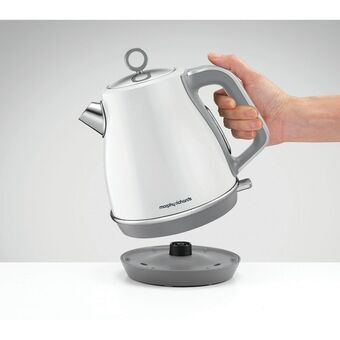 Vattenkokare Morphy Richards Evoke Vit Metall 2200 W 1,5 L