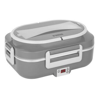 Elektrisk lunchbox N\'oveen LB640 Mörkgrå Rostfritt stål 24 x 11 x 18,5 cm