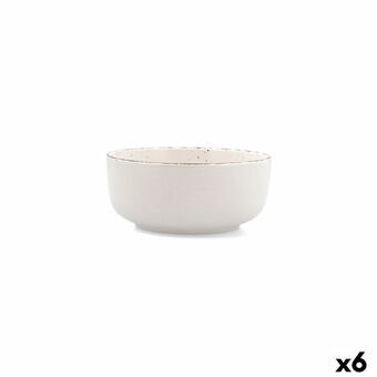 Skål Quid Duna Beige Keramik 15 x 15 cm (6 antal)