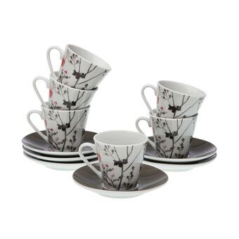 Set med 6 kaffekoppar Versa Balbec Porslin