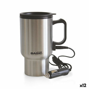 Mugg Basic Home Elektrisk Silvrig 400 ml (12 antal)