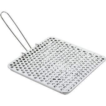 Grill Quttin Stål 20 x 20 x 1,2 cm Brödrost Bröd