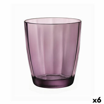 Glas Bormioli Rocco Pulsar Purpur Glas 390 ml (6 antal) (Pack 6x)