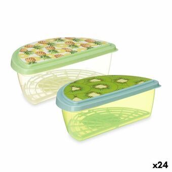 Lunchlåda Frukt Ananas Kiwi Plast 23 x 8 x 13 cm (24 antal)