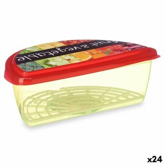 Lunchlåda Frukt och grönsaker Multicolour Plast 23 x 8 x 13 cm (24 antal)