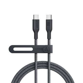 USB-kabel Anker A80F6H11 Svart/Grå 1,8 m