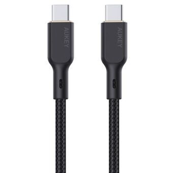 USB-C-kabel Aukey CB-KCC102 Svart 1,8 m