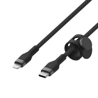 Kabel USB-C till Lightning Belkin CAA011BT2MBK Svart 2 m