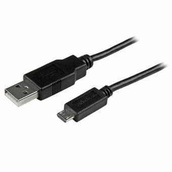 USB-kabel till mikro-USB Startech USBAUB2MBK           Svart