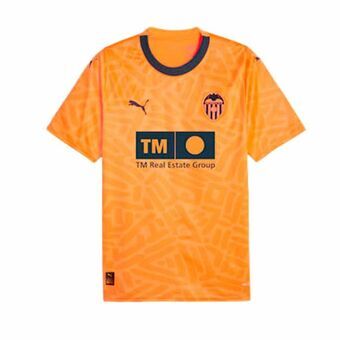 Kortärmad fotbollströja för herrar Puma Valencia CF 3rd Kit 23/24 Orange - L