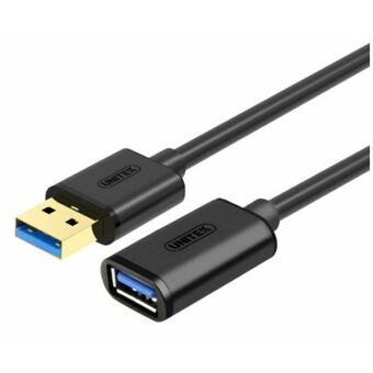 Skarvsladd USB Unitek Y-C456GBK Svart 50 cm