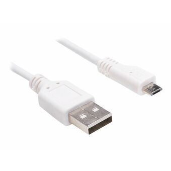 USB-kabel Sandberg 440-33 Vit 1 m (1 antal)