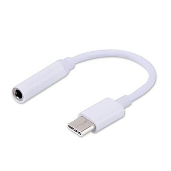 USB C till Jack 3.5 mm Adapter Savio AK-35 Vit 0,12 m