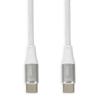 Kabel USB C Ibox IKUTC1W Vit 1 m