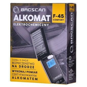 Digital alkomätare Bacscan F-45 Comfort Svart