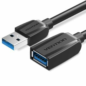 Skarvsladd USB Vention VAS-A45-B100 Svart 1 m