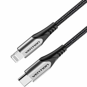 Kabel Lightning Vention TACHH Grå 2 m (1 antal)