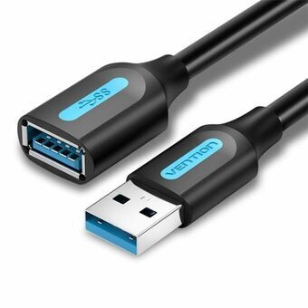 Skarvsladd USB Vention CBHBI 3 m Svart