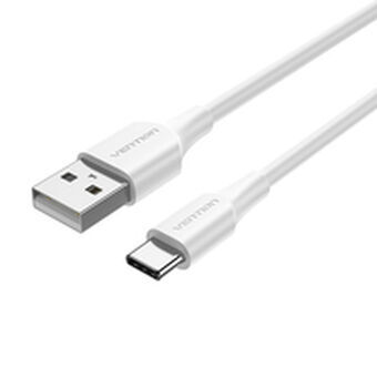 USB A till USB-C Kabel Vention CTHWG 1,5 m Vit (1 antal)