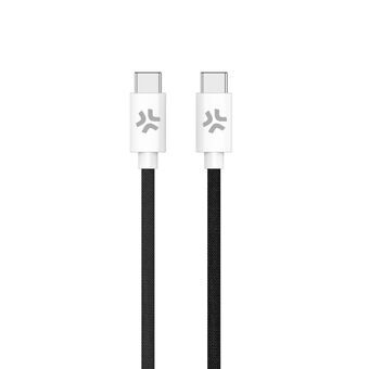 USB-C-kabel Celly USBCUSBCCOTTBK Svart 1,5 m