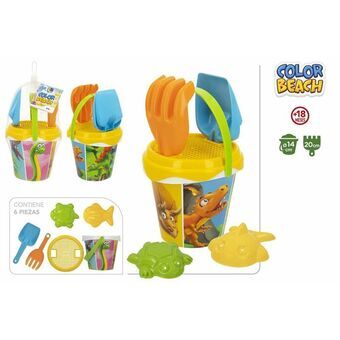 Strandleksaker set Color Beach 20 cm Ø 14 cm 6 Delar