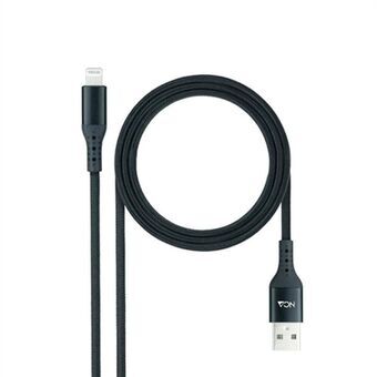 Kabel Lightning NANOCABLE 10.10.0401-COBK 1 m Svart