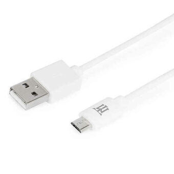 USB-kabel till mikro-USB Maillon Technologique 1 m Vit (1 m)