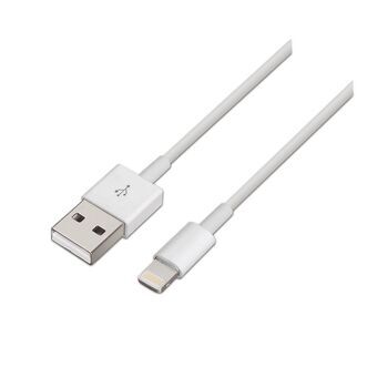 Kabel USB till Lightning Aisens A102-0036 Vit 2 m