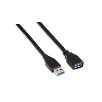 USB-kabel Aisens A105-0041 Svart 1 m