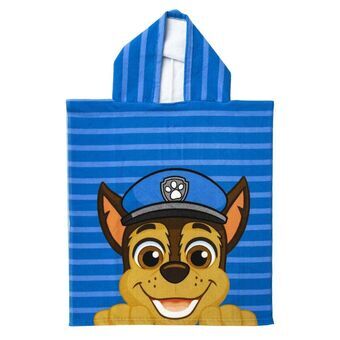 Badduksponcho med luva The Paw Patrol Blå 50 x 115 cm