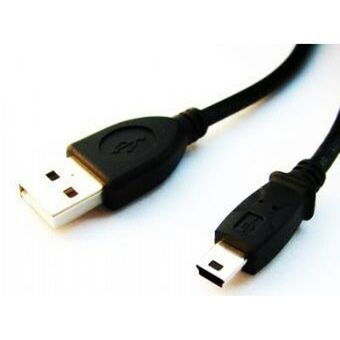 USB till Mini USB Kabel GEMBIRD CCP-USB2-AM5P-6 Svart 1,8 m