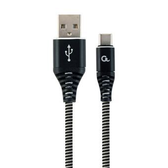 Kabel Micro-USB 2.0 till USB C GEMBIRD CC-USB2B-AMCM-2M-BW Svart 2 m