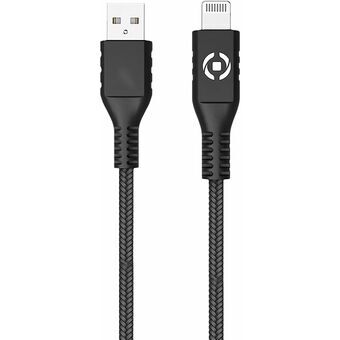 Kabel USB till Lightning Celly PL2MUSBLIGHT 2 m Svart