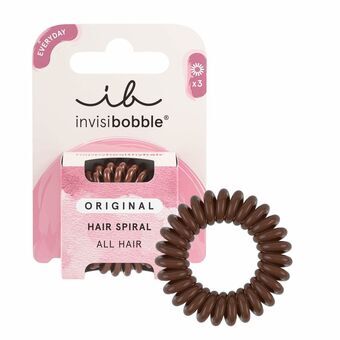 Hårband Invisibobble Original Brun (3 antal)