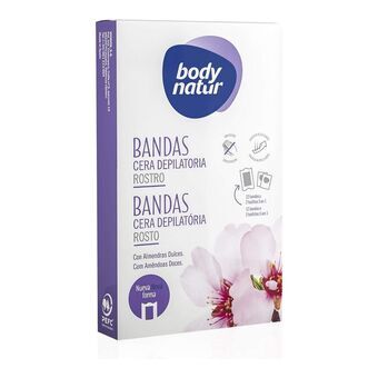 Ansiktsvaxremsor Body Natur DEPILACIÓN BODY NATUR mandelolja (12 uds)