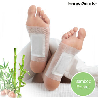 Detox fotplåster Bamboo InnovaGoods 10 antal