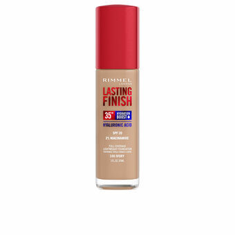 Foundationkräm Rimmel London Lasting Finish Nº 100 Ivory Spf 20 30 ml