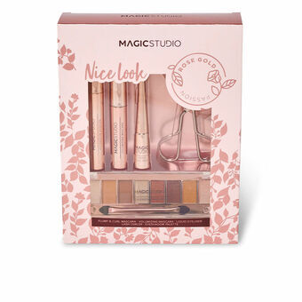 Sminkset Magic Studio Nice Look Rose Gold Ögon 5 Delar