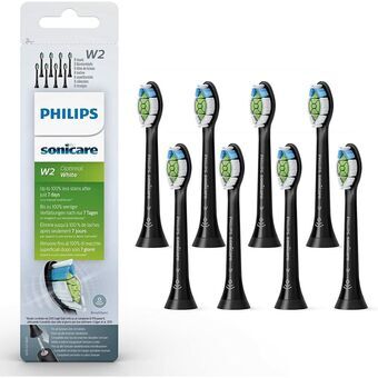 Tandborsthuvud Sonicare W2 Optimal Philips HX6068/13 Svart 8 antal