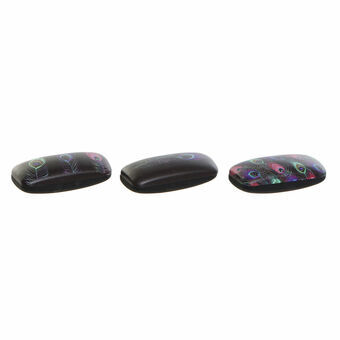 Glasögonfodral DKD Home Decor Metall (3 pcs) (16 x 7 x 5.5 cm)