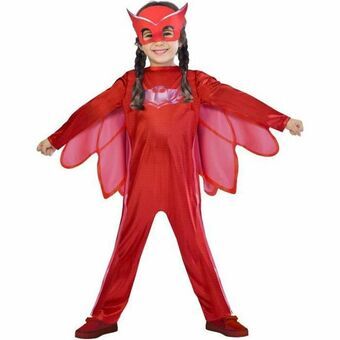 Maskeraddräkt för barn Pj Masks Owlette Röd