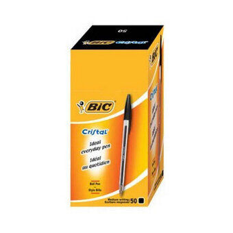 Penna Bic Cristal Svart PVC