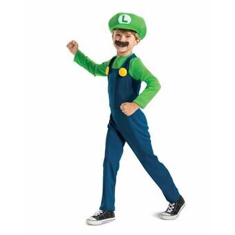 Maskeraddräkt för barn Super Mario Luigi 2 Delar