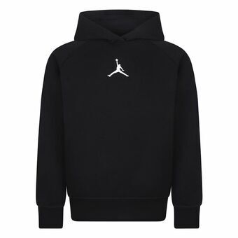 Tröja med huva Unisex Jordan Dri-fit Sport Crossover Vit Svart - 10-12 år