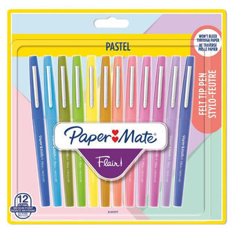 Tuschpennor Paper Mate 2137277 12 Delar