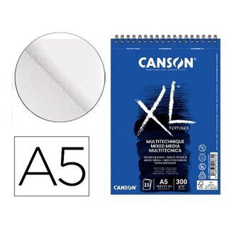 Ritblock Canson C200001872 Blå A5 Papper 30 Blad