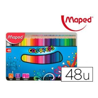 Penna Maped 832058 Multicolour HB (48 Delar)