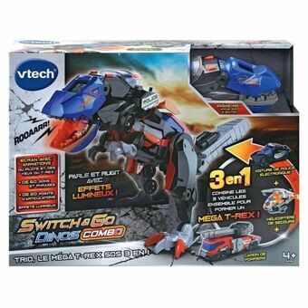 Omvandlingsbar superrobot Vtech Switch & Go Dinos Combo: Dinosaurie